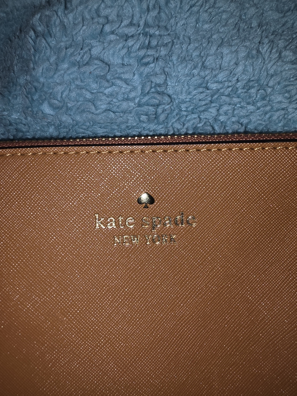 kate spade Tan Saffiano Leather Wallet